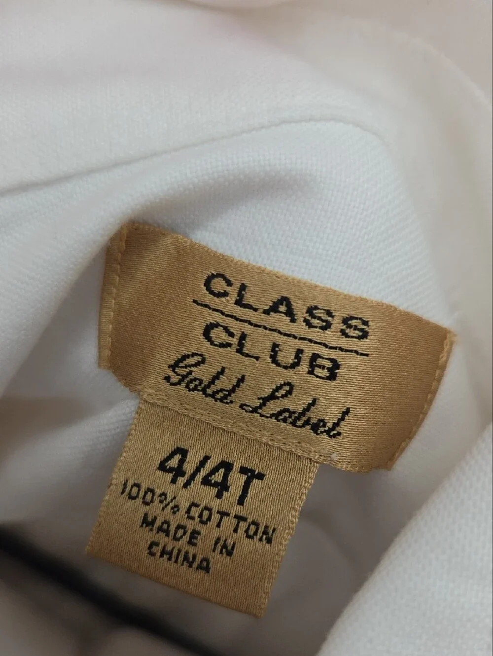 Class Club Tan Boys 3-Piece Suit Set with White Shirt